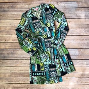 Lilly Pulitzer long sleeve wrap dress